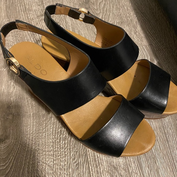 ALDO WEDGE SANDALS - Picture 1 of 2
